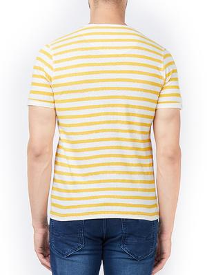 yellow cotton pocket t-shirt - 15222071 - Standard Image - 3