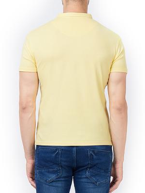 yellow cotton t-shirt - 15222083 - Standard Image - 3