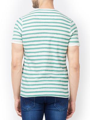 green cotton pocket t-shirt - 15222108 - Standard Image - 3