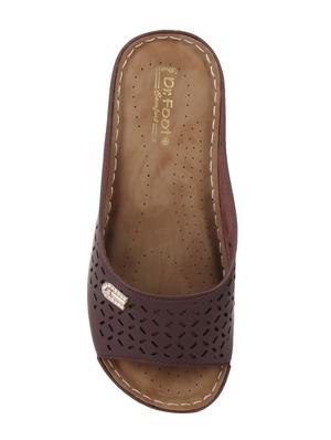 brown suede slippers - 15222512 - Standard Image - 3