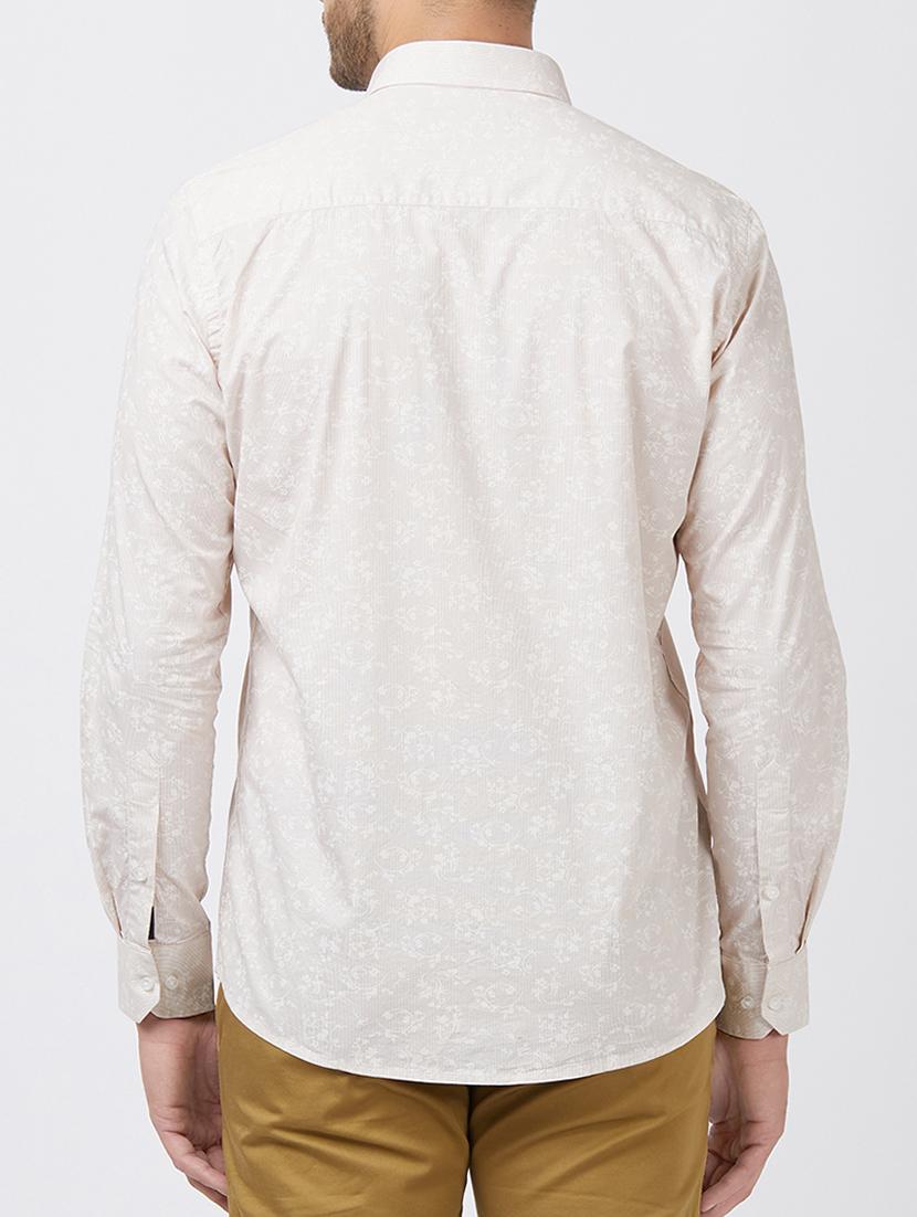 pink cotton casual shirt - 15222843 - Zoom Image - 3