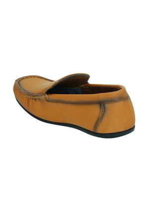 tan leatherette office wear loafer - 15224334 - Standard Image - 3