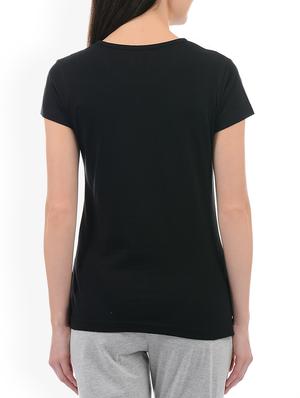 embossed detail round neck tee - 15226500 - Standard Image - 3