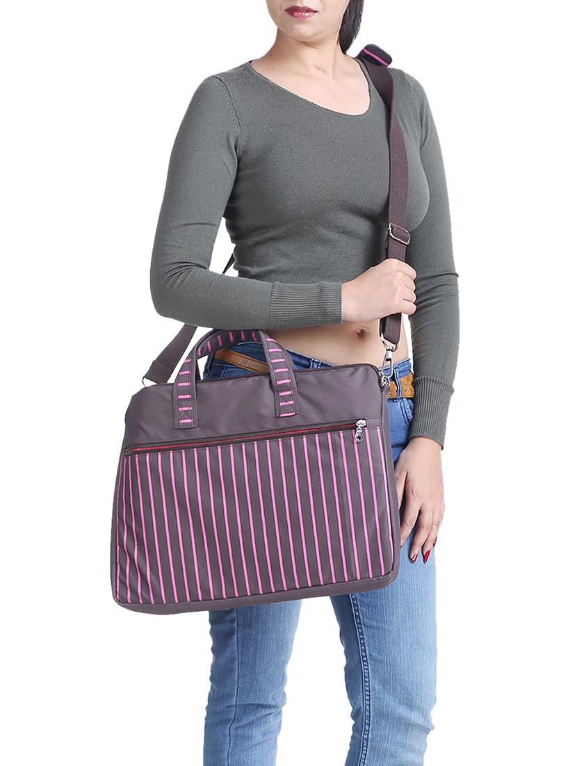 brown polyester laptop bag - 15226874 - Zoom Image - 6