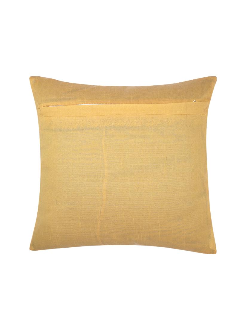 stitchnest printed cushion cover 16 x 16 inchjute cushion cover 16 x 16 inch - 15226928 - Zoom Image - 3