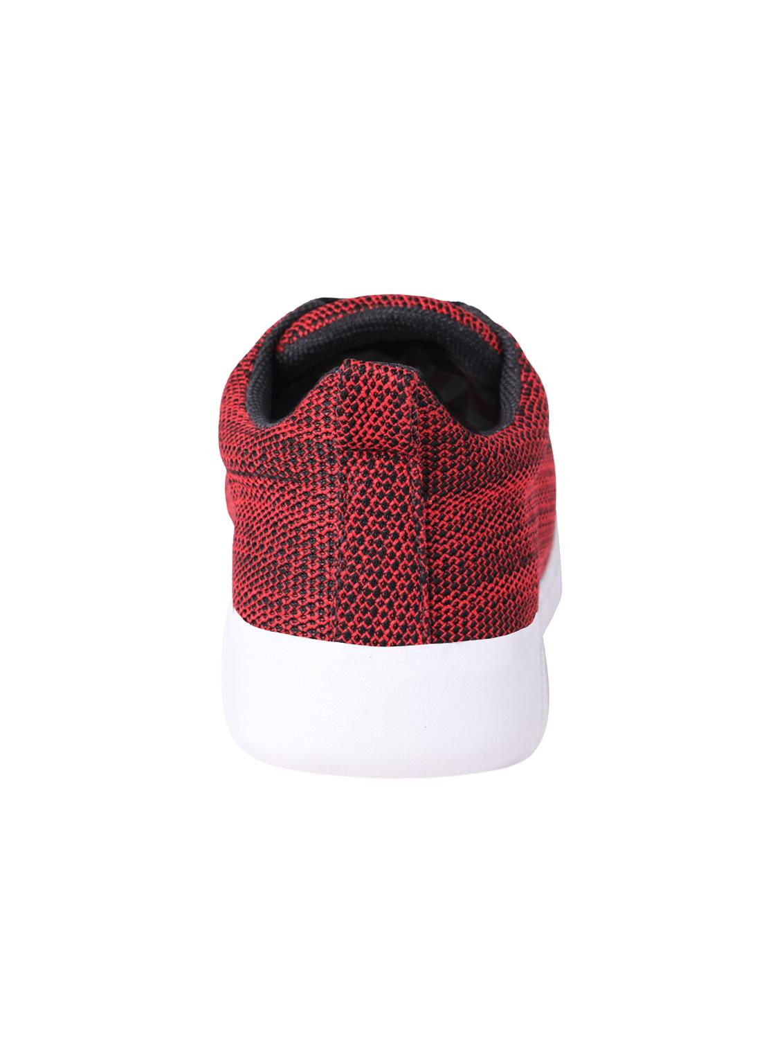 maroon mesh lace up sport shoes - 15227241 - Zoom Image - 3