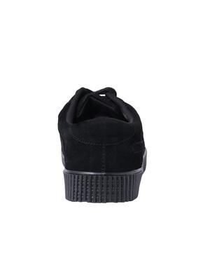 black suede lace up sneaker - 15227250 - Standard Image - 3