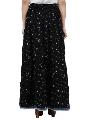 floral tassel draw-string skirt - 15228033 - Standard Image - 3