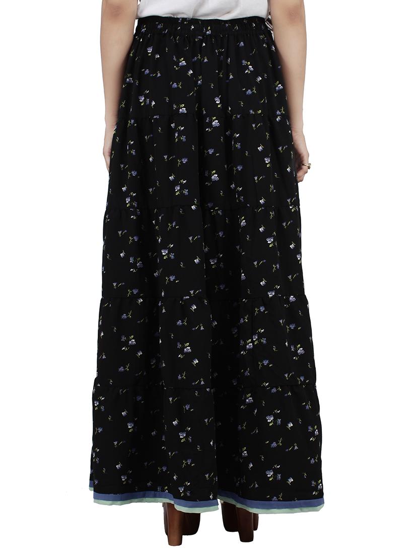 floral tassel draw-string skirt - 15228033 - Zoom Image - 3