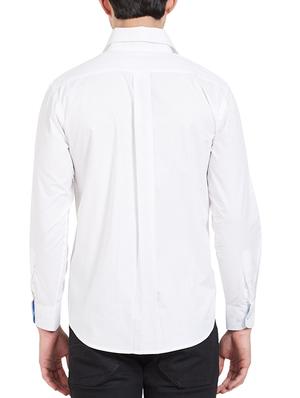 white cotton casual shirt - 15230712 - Standard Image - 3