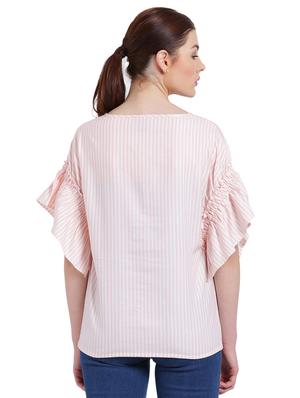pink striped cotton top - 15234291 - Standard Image - 3