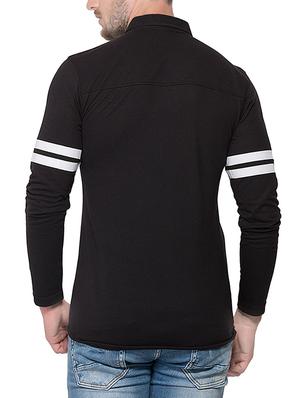 black cotton casual shirt - 15237383 - Standard Image - 3