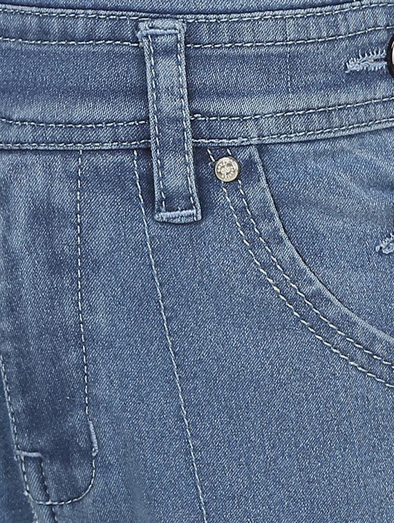 blue cotton blend dungaree - 15238904 - Zoom Image - 3