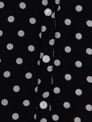 black cotton top - 15240218 - Standard Image - 3