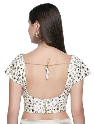 white embroidered blouse - 15240289 - Standard Image - 3