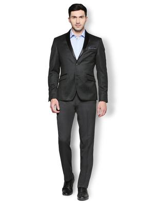 black polyester casual blazer - 15241967 - Standard Image - 3