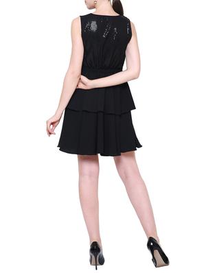 sequined layered dress - 15242203 - Standard Image - 3