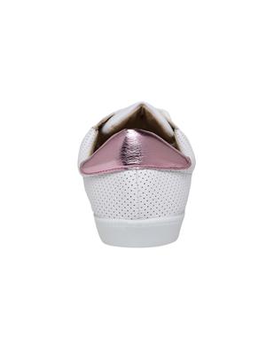 white lace-up sneaker - 15243560 - Standard Image - 3
