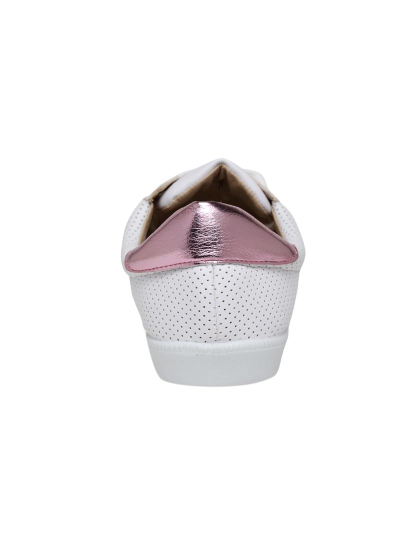 white lace-up sneaker - 15243560 - Zoom Image - 3