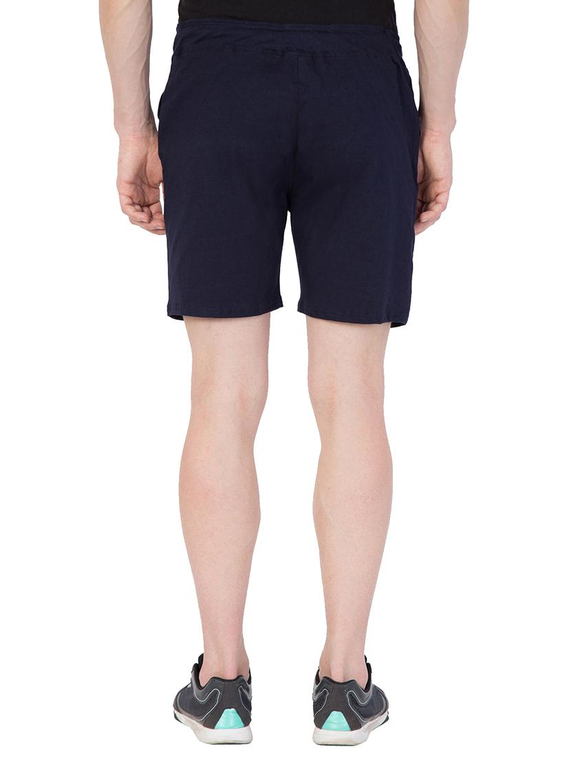 navy blue cotton shorts - 15244628 - Zoom Image - 3