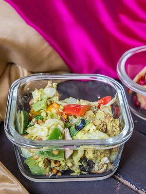 Borosilicate Glass Set of 2 Container With Air Vent Lid - (300 ml, 800 ml) - 15255818 - Standard Image - 3