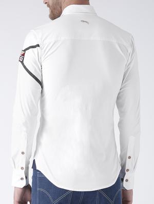 white cotton casual shirt - 15258498 - Standard Image - 3