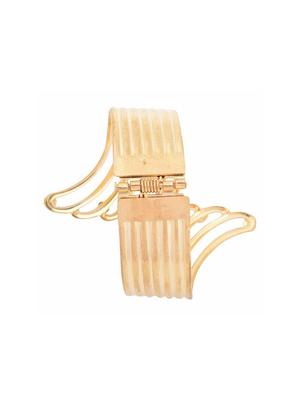 gold metal bangle - 15261641 - Standard Image - 3