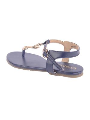 blue ankle strap sandal - 15266636 - Standard Image - 3