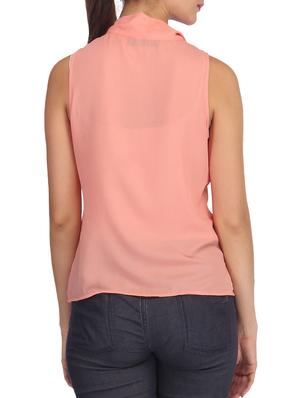 tie up neck top - 15267954 - Standard Image - 3