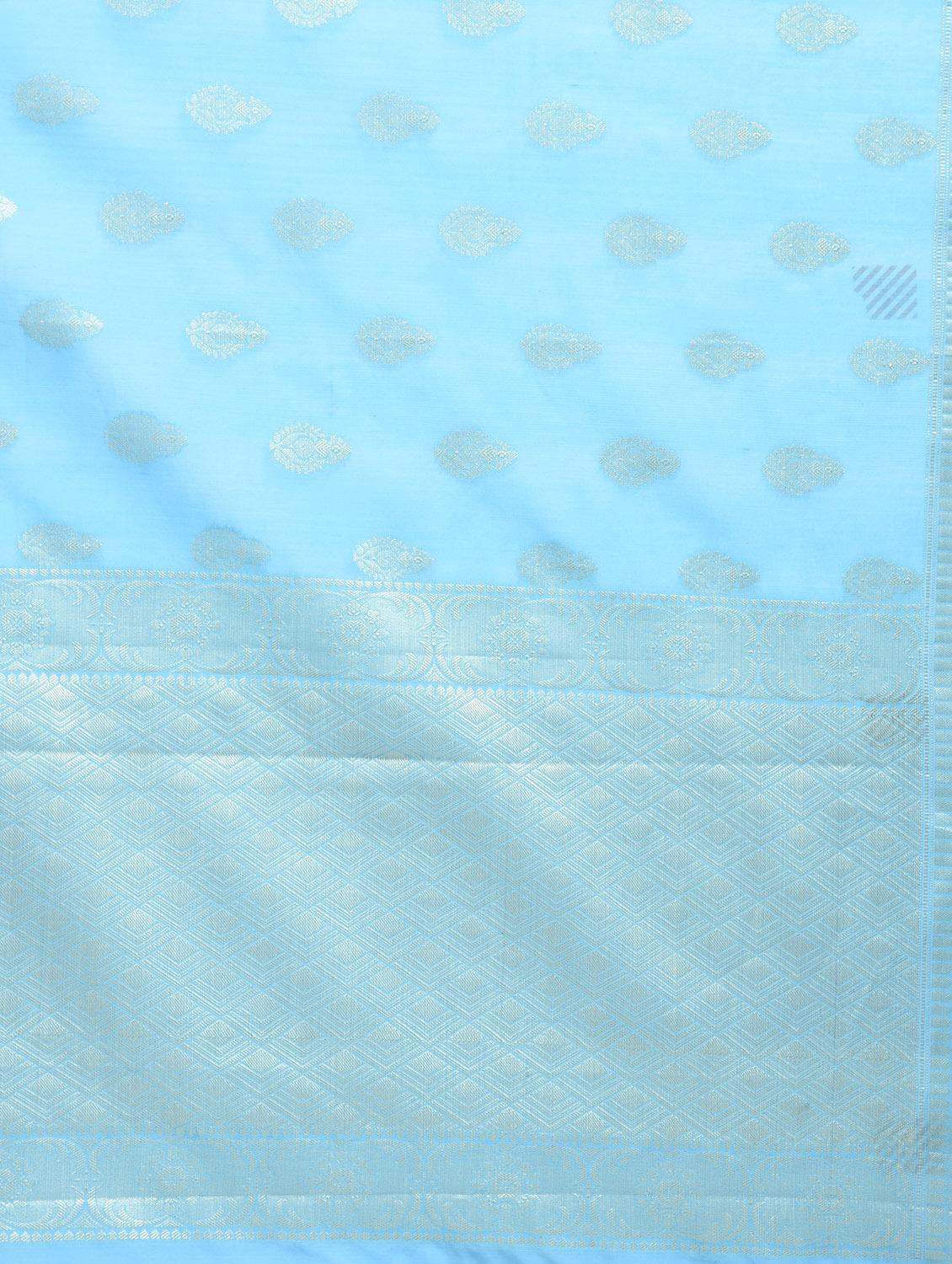 Zari motif Banarasi Saree - 15268529 - Zoom Image - 3