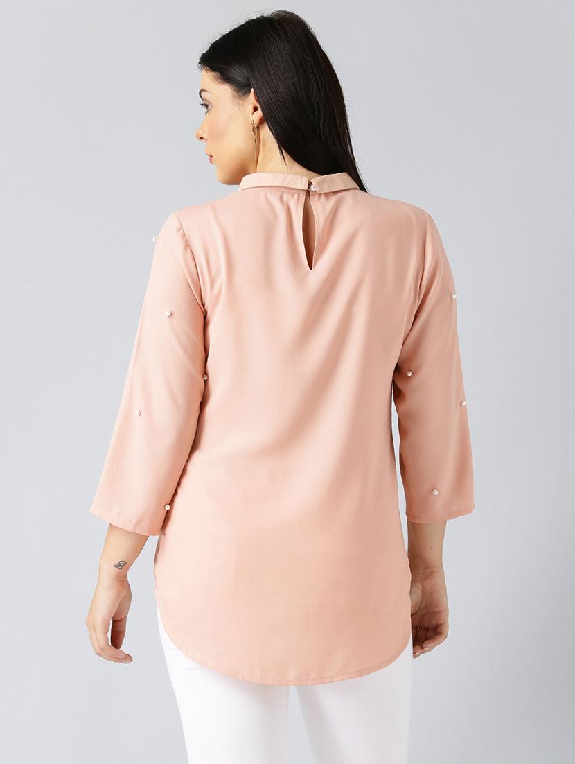 mock neck high low top - 15270205 - Zoom Image - 3