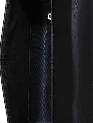 black leatherette (pu) regular sling bag - 15270244 - Standard Image - 3