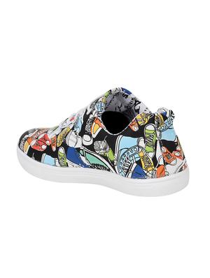 multi colored Canvas lace up sneaker - 15272166 - Standard Image - 3