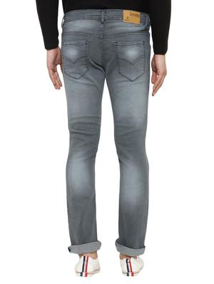 grey denim washed jeans - 15273161 - Standard Image - 3