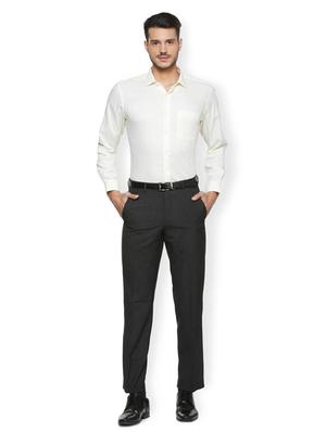 beige cotton formal shirt - 15274649 - Standard Image - 3