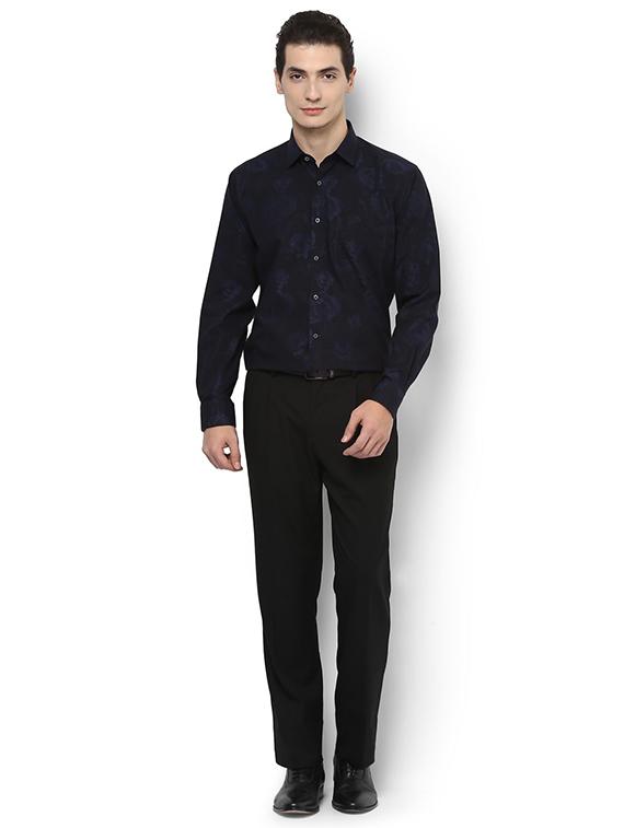 black cotton formal shirt - 15274683 - Zoom Image - 3