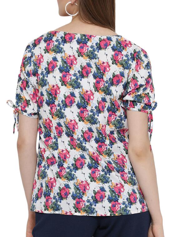 floral button down top - 15275493 - Zoom Image - 3