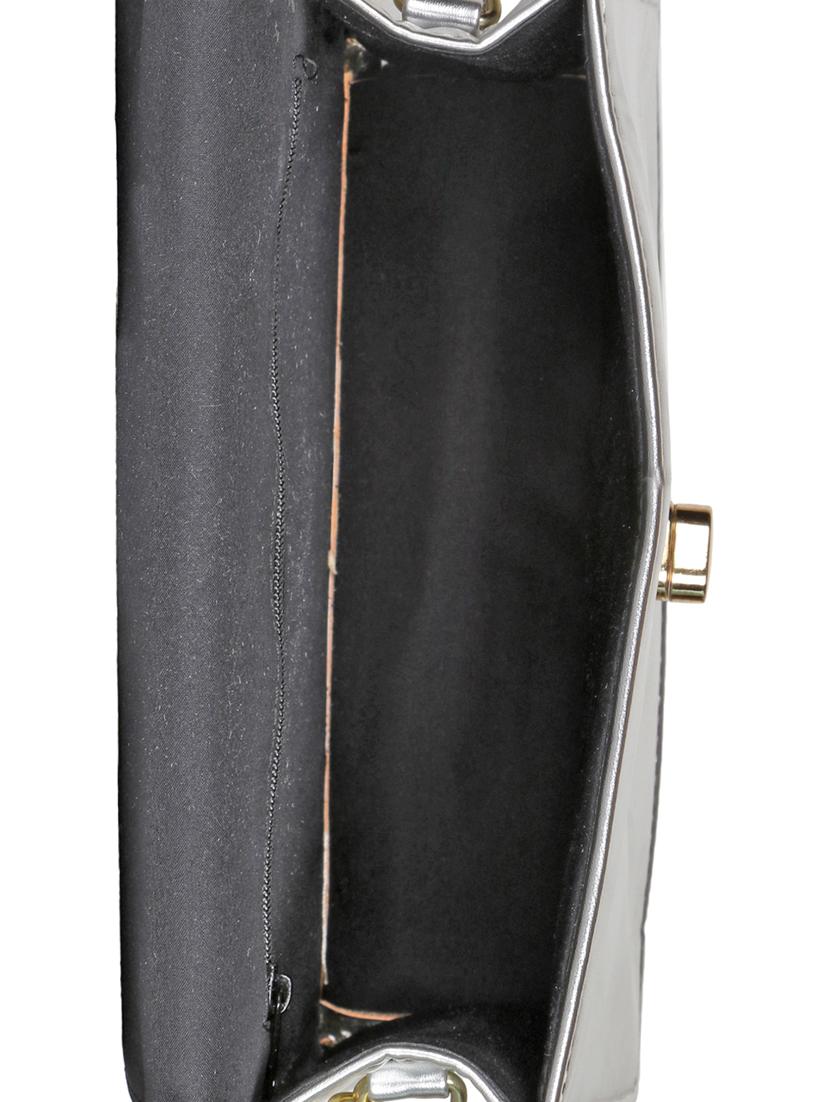 silver leatherette (pu) regular sling bag - 15283942 - Zoom Image - 3