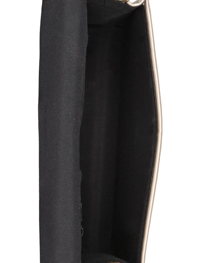 gold leatherette (pu) sling bag - 15283983 - Zoom Image - 3