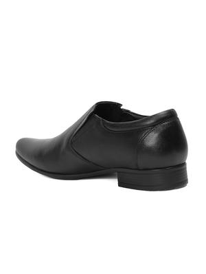 red chief black formal slip on shoes - 15286485 - Standard Image - 3