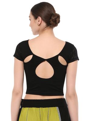 multi colored cotton lycra combos blouse - 15287773 - Standard Image - 3