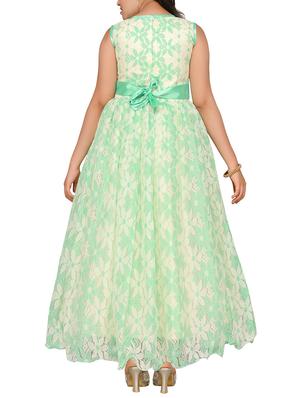 green net party gown - 15290434 - Standard Image - 3