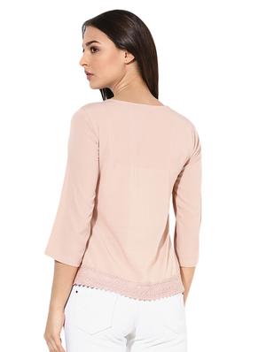 rosewater pink solid top - 15290483 - Standard Image - 3