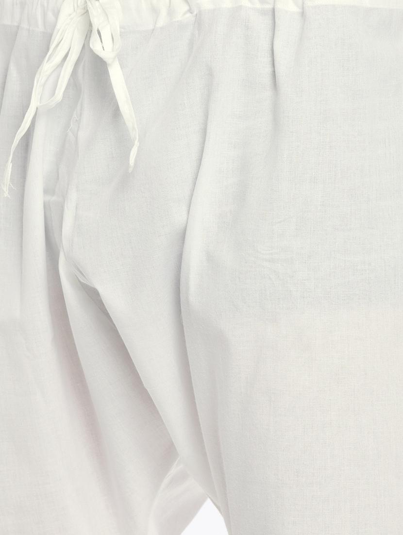 beige cotton kurta pyjama set - 15291891 - Zoom Image - 6