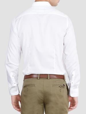 white cotton formal shirt - 15292723 - Standard Image - 3