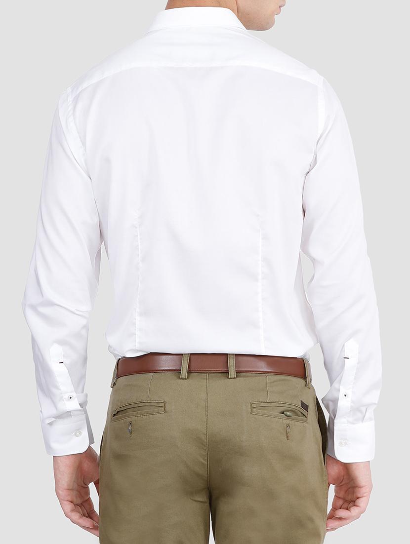 white cotton formal shirt - 15292723 - Zoom Image - 3