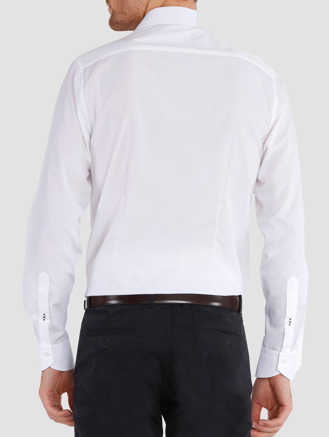 white cotton formal shirt - 15292734 - Zoom Image - 3