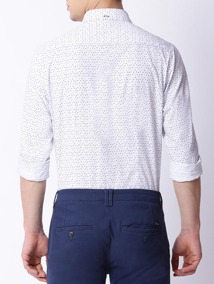 white cotton casual shirt - 15292765 - Zoom Image - 3