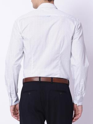 white cotton casual shirt - 15292799 - Standard Image - 3