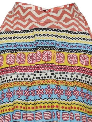 multi colored rayon top - 15293422 - Standard Image - 3